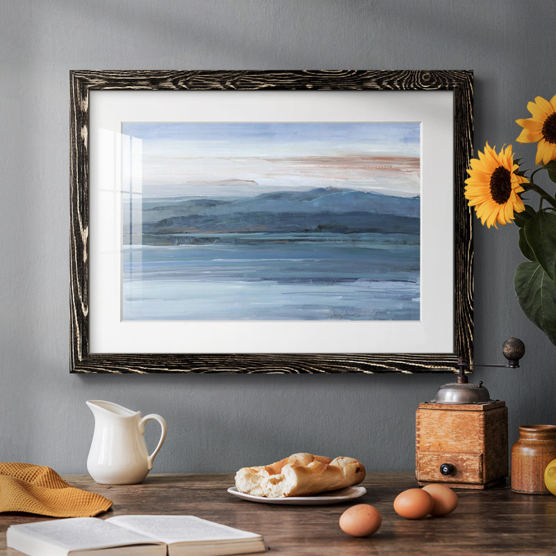 De l'autre côté du lac, Noir, H 18 po x l 26 po x P 1,5 po