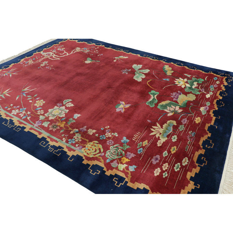 One-of-a-Kind 8’10x11’4 Hand Knotted Area Rug