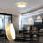 Modern Dimmable Ceiling Light, 2700K-6000K 5CCT Selectable Flush Mount Ceiling Light Fixtures, Minimalist Round Metal LED Ceiling Lamp For Bedroom, Kitchen, Hallway, Laundry Room-100023132-100023133