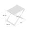 Folding Stool-Brown Leather