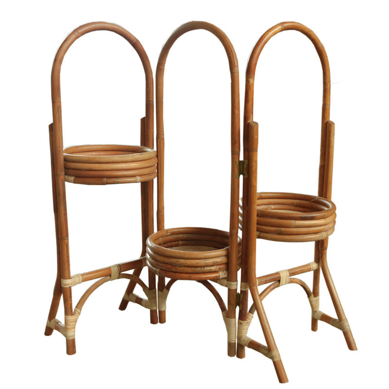 Iorund Rattan Plant Stand 3 Tier