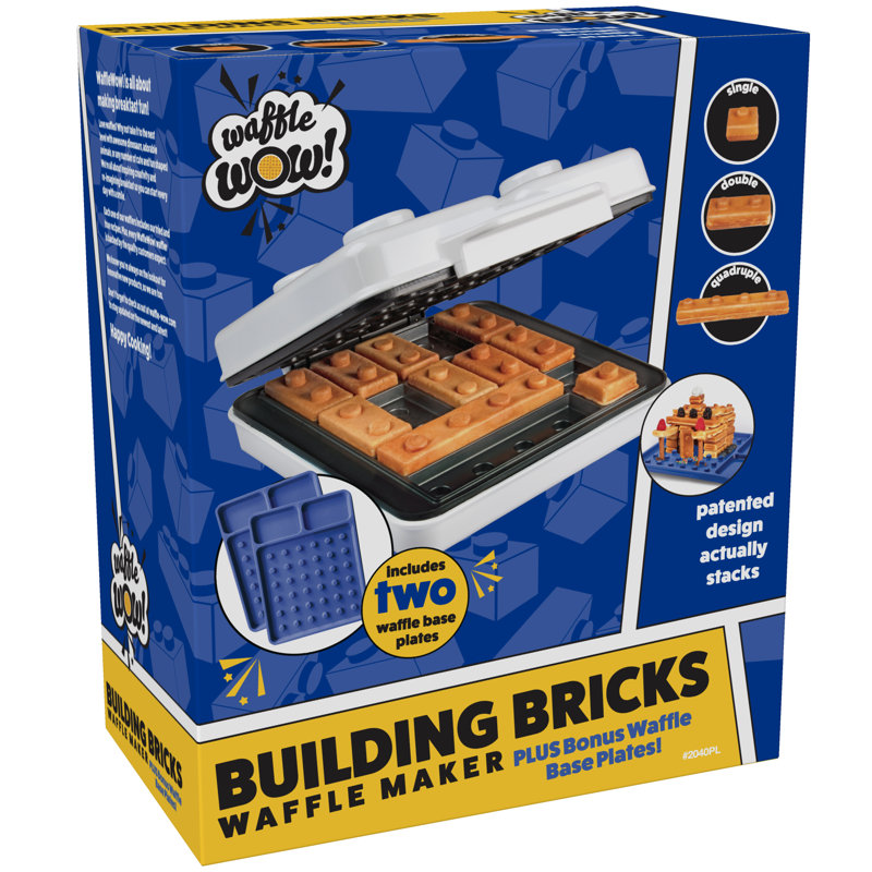 Nonstick Building Brick Electric Waffle Maker
