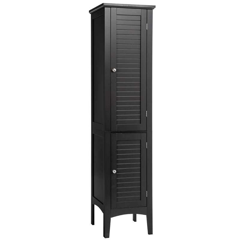 Linen Cabinet, Black