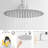 10" Round Shower Head Pressure Balanced Shower Faucet System With Handheld Spray-113050769