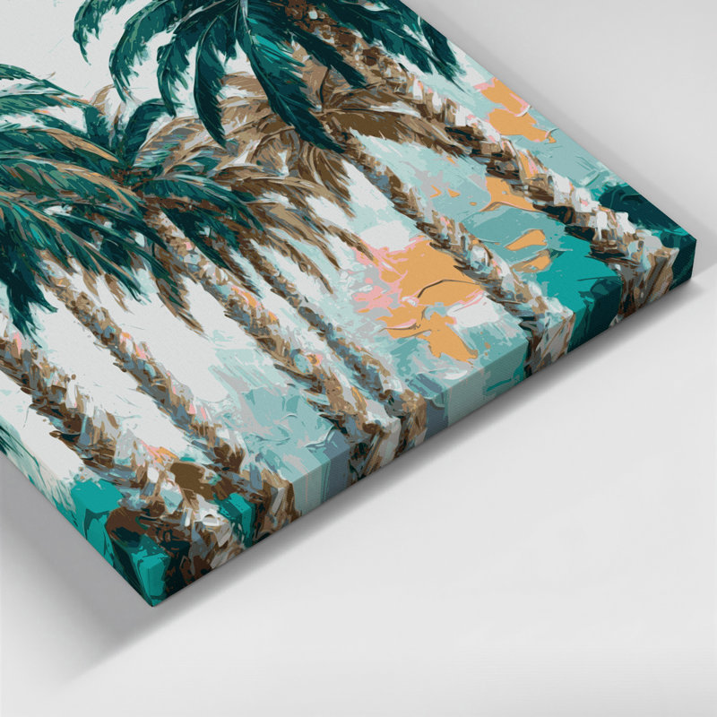 Art mural sur toile Botanical Royal Palm, H 12 po x l 18 po