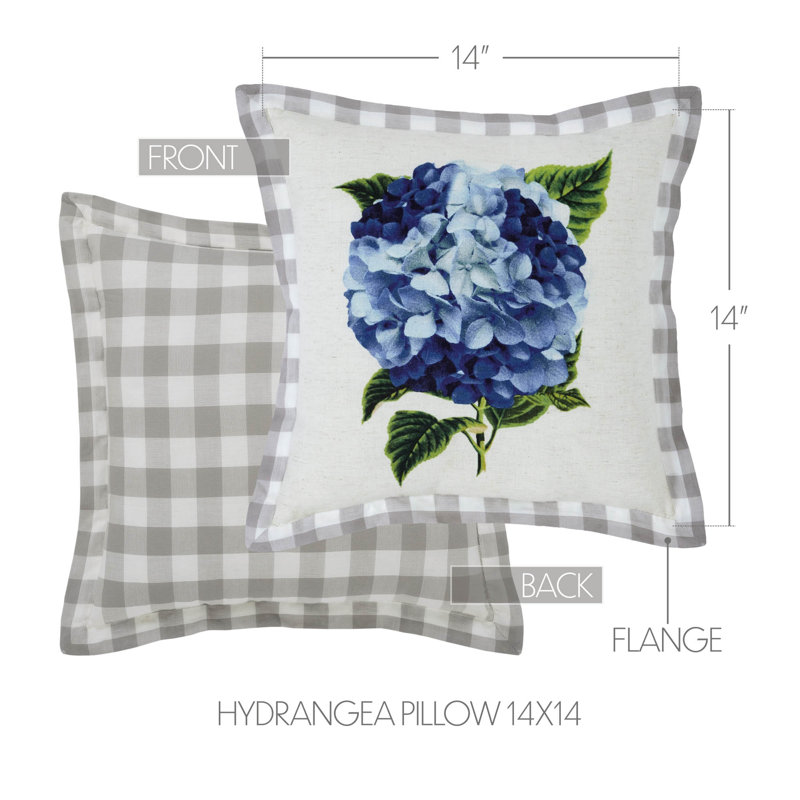 Coussin Finders Keepers Hydrangea 14 x 14