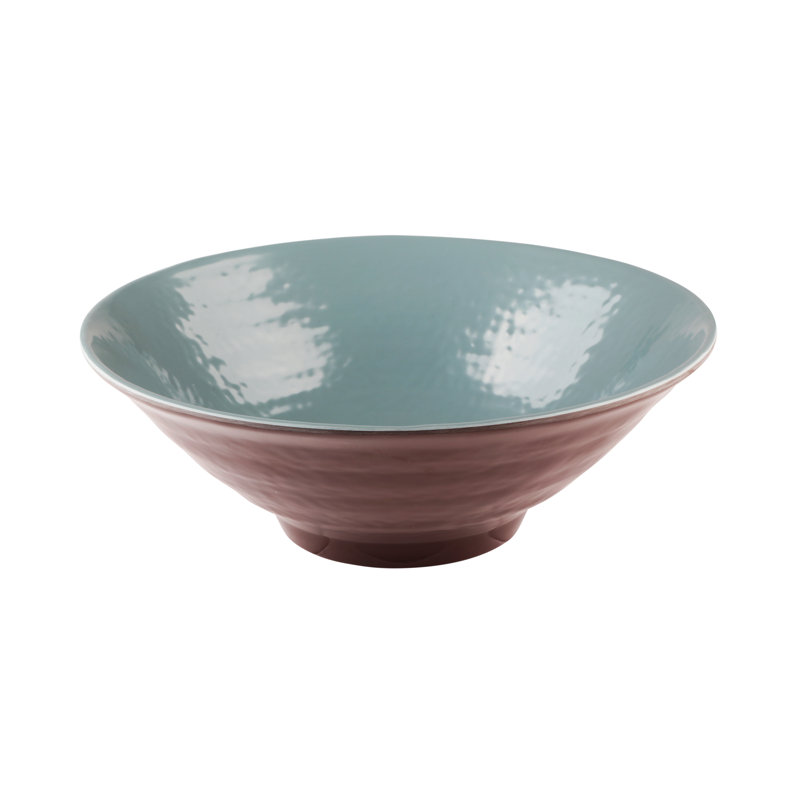 Elite Global Solutions Durango Melamine Salad Bowl, Aubergine/Abyss