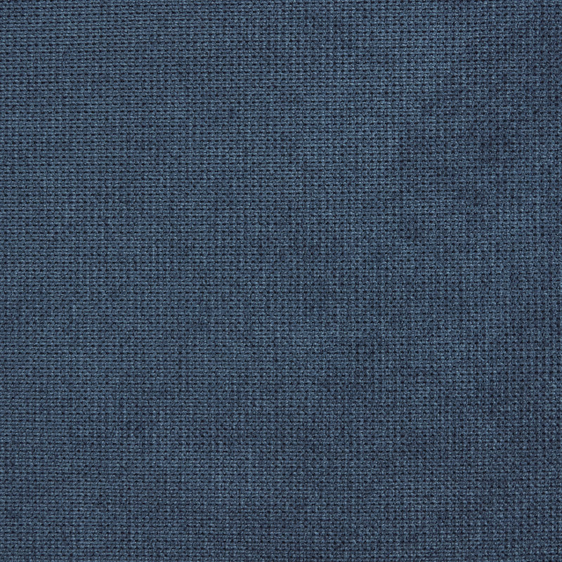32.3" W Upholstered Swivel Barrel Chair, Steel Blue Chenille