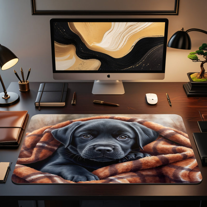 Polyester Desk Pad, 23.6x13.8