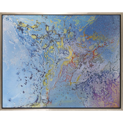 «You Got Me», peinture sur toile à cadre flottant