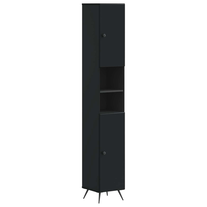 Linen Cabinet, Black