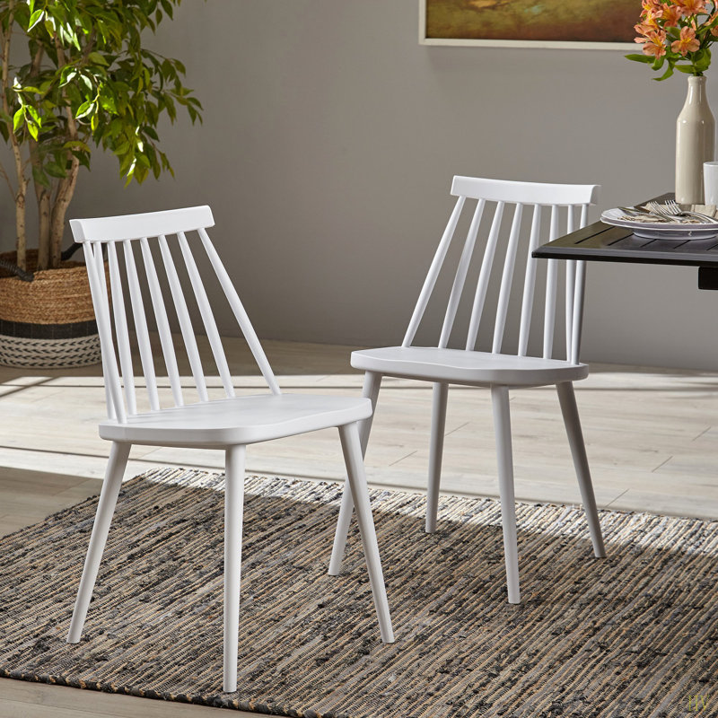 Chaises de salle à manger Farmhouse, Blanc