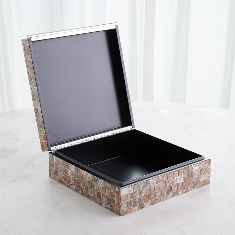 Handmade Decorative Box, 4.5" H x 13" W x 13.25" D