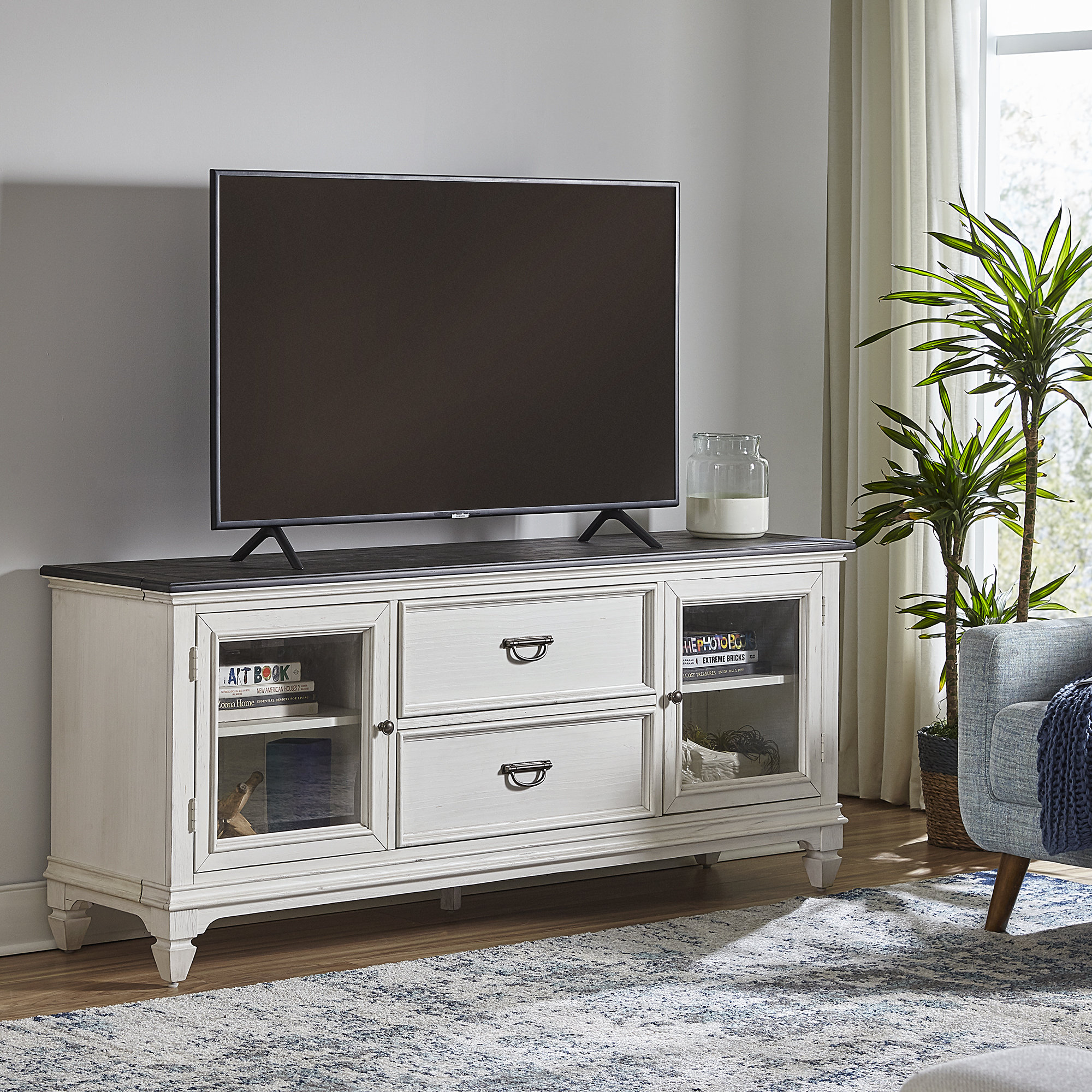 Liberty Furniture Allyson Park 72'' Media Console | Wayfair