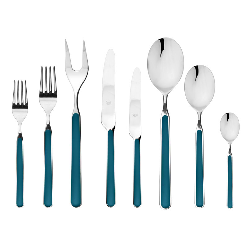Ensemble de couverts Fantasia - 74 pièces - Bleu, Bleu
