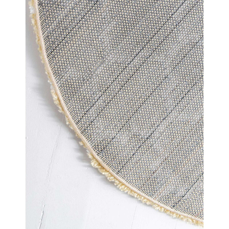 Abdirizak Geometric Indoor Rug, Round 8'