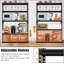 122cm W Steel Storage Rack