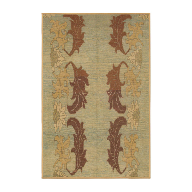 Tapis multicolore à motif abstrait Macalister, Rectangle 4 pi x 6 pi