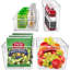 Ensemble de bacs de rangement en plastique empilables Sorbus