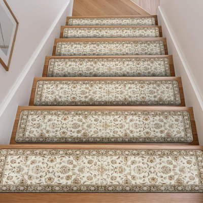 Tapis d'escalier rétro