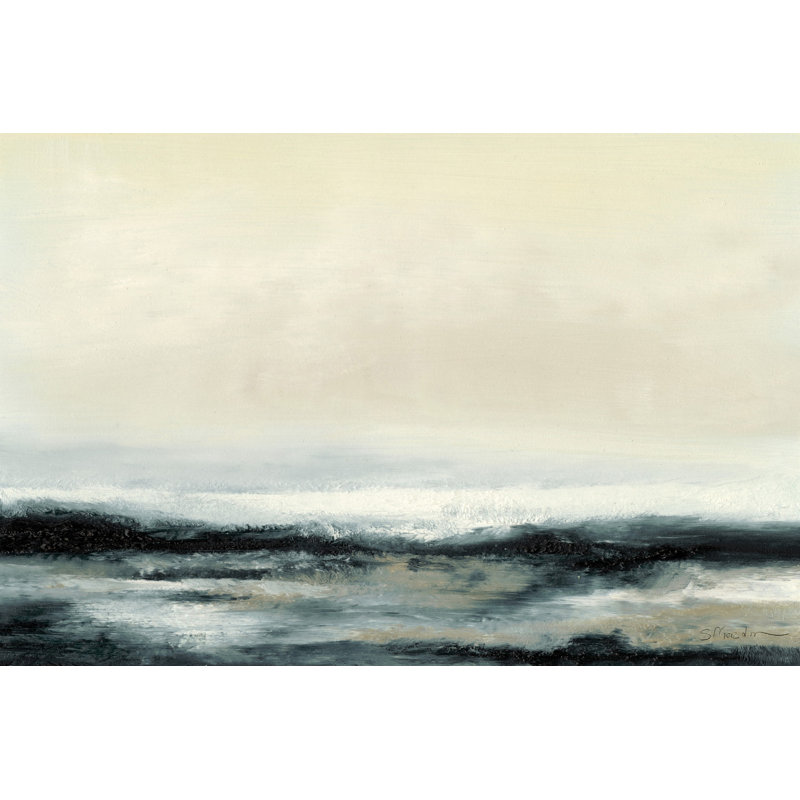 « ocean maré ii », reproduction de peinture à l’huile sur toile tendue, H 20 po x l 30 po x P 1,5 po