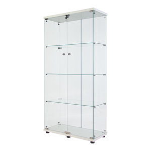 64.56" H x 31.69" W Wood Trophy Display Case