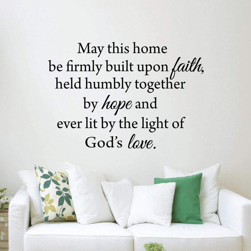 Text & Numbers Wall Decal, 16" H x 22" W