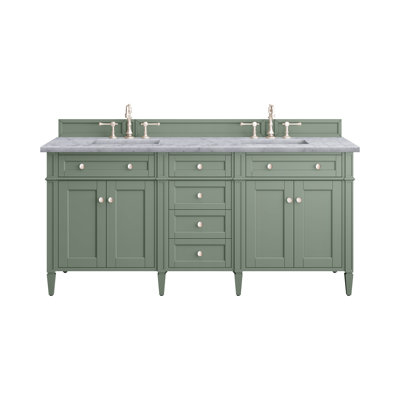 Brittany 72" W Double Vanity