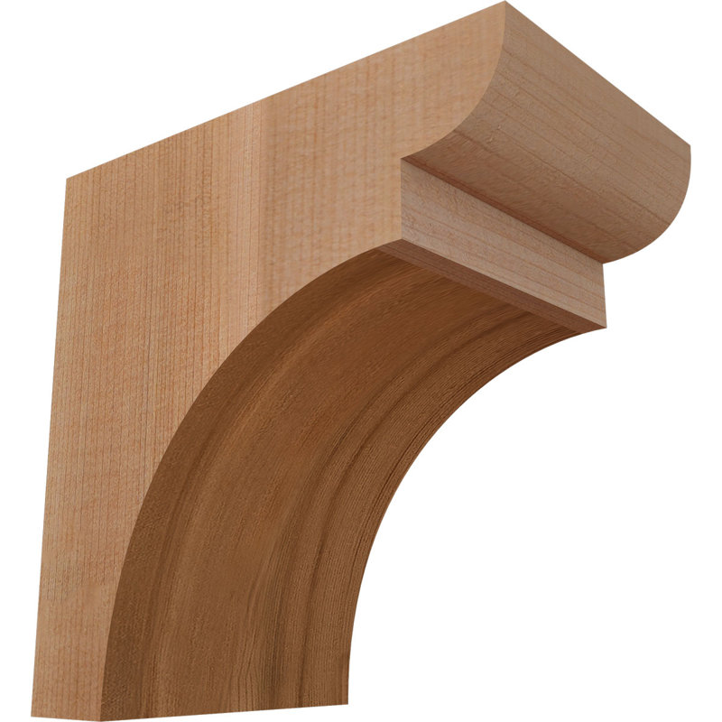 Yorktown Corbel, H 6 po x l 3,5 po x P 6 po, Cèdre rouge, Lisse