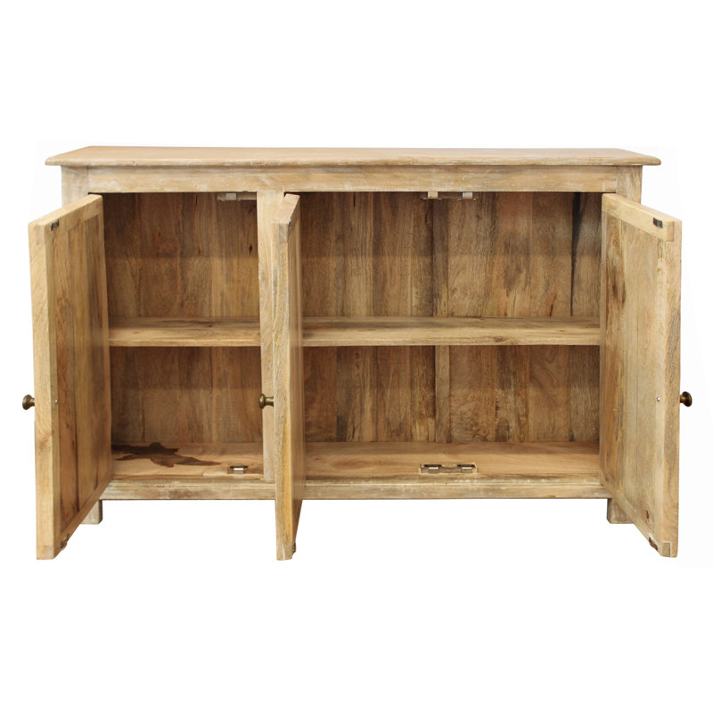 Buffet en bois massif de 51 po de largeur Hakon