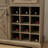Farmhouse Liquor Cabinet With 2 Drawers, Removable Wine Racks, And Storage Shelves For Kitchen And Dining Room-1803696188