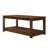 3-Piece Coffee and End Table Set with Angled Legs in Brown-2066043551