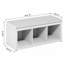 Banc de rangement à 3 cubes