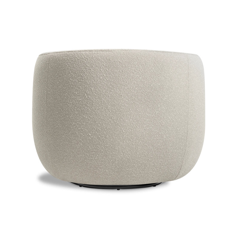 Council Upholstered Swivel Chair, Kelso Sand 100% Polyester
