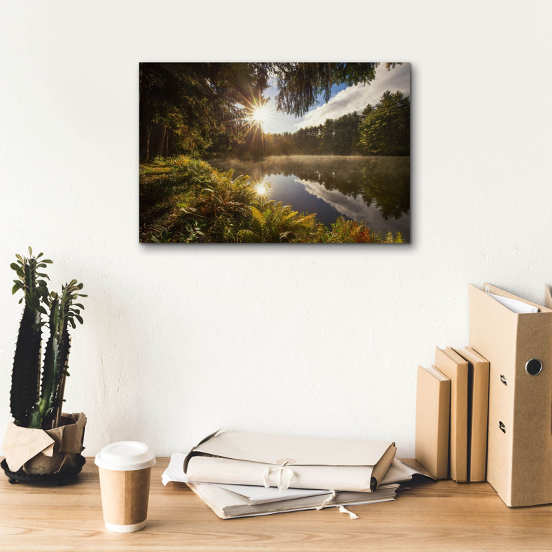 «Sunstars» par Patrick Zephyr, art mural sur toile, H 12 po x l 18 po x P 0,75 po