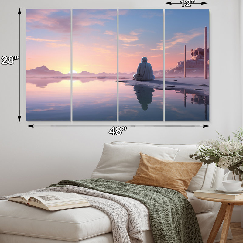 Sur toile, reproduction de 4 pièces