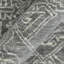 Nuit Arabe Wool Geometric Area Rug in Silver-1015330176