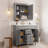 36'' Bathroom Vanity With Top Sink And Mirror Cabinet And Mirror Cabinet-1867765380