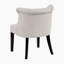 Chaise d'appoint moderne 25 po Magno avec revêtement en tissu texturé, pieds en bois massif, capacité de 300 lb-2034391117