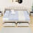 Twin XL 2 Drawers Upholstered Daybed with Trundle and LED Lights-699680756