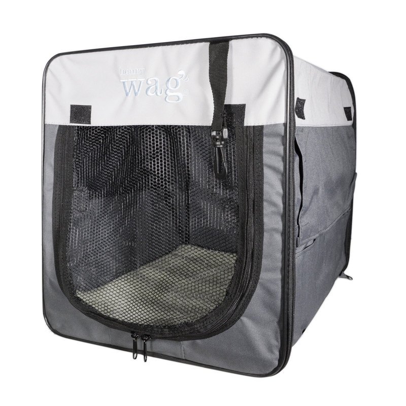 Collapsible Pet Carrier with 1 Door, Medium (50cm H x 46cm W x 60cm L)