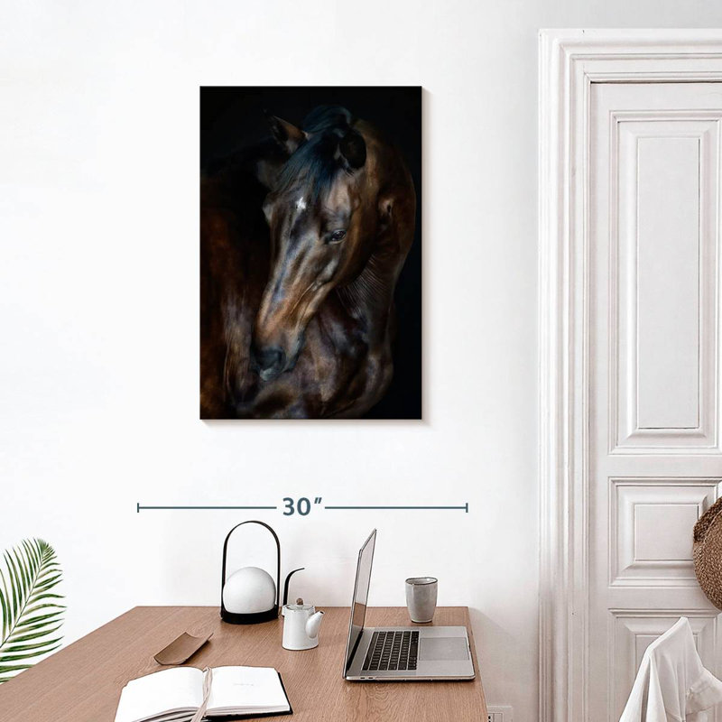 Brampt Sunlit Horses I, 30" H x 20" W