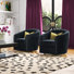 Holden Velvet Swivel Accent Chair