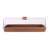 Loon Peak Mahogany Collection Bread And Cake Tray With Cover