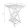 Patagonia Fully Assembled All-Weather Recycled HDPE Outdoor Folding Bar table