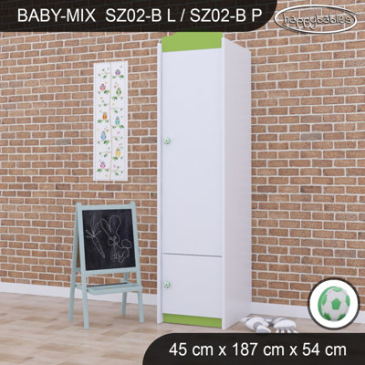 Baby Mix Ball 2 Door Wardrobe