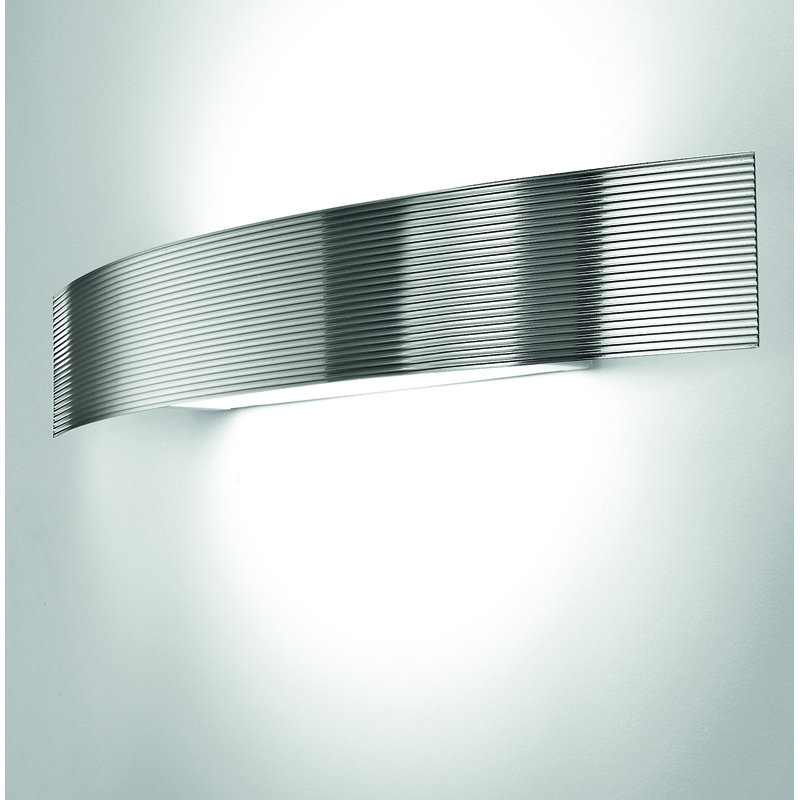 LED Flush Mounted Sconce, Stainless Steel