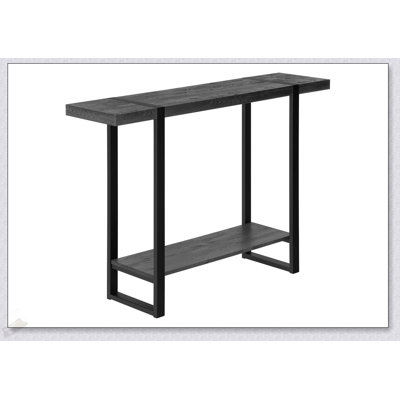 Table d'appoint de canapé contemporaine étroite avec base en métal durable et surface lisse pour les espaces de vie modernes