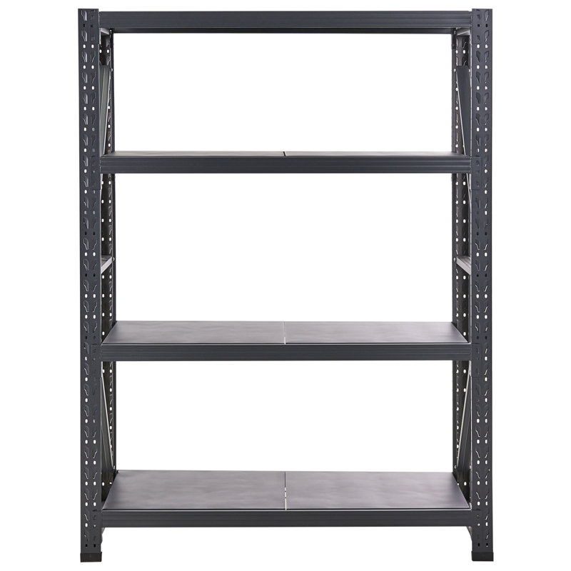 Steel Basic Storage System, Black, 200cmH x 150cmW x 60cmD