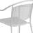 Chanea Curved Back Steel Patio Arm Chair-1554227623